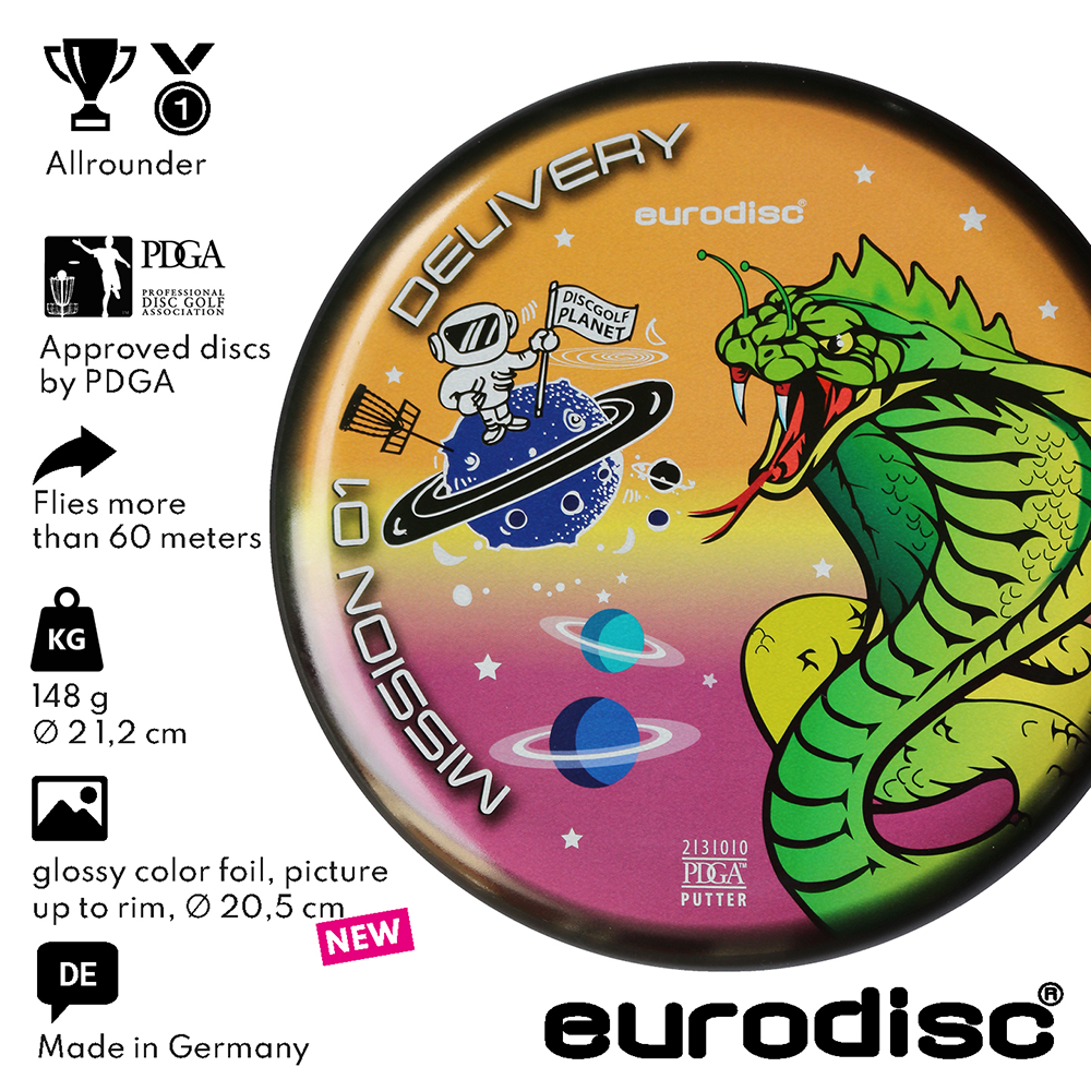 eurodisc® Disc Golf Putter Delivery Mission 01 Space Edition